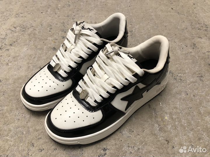 Bape sta black patent