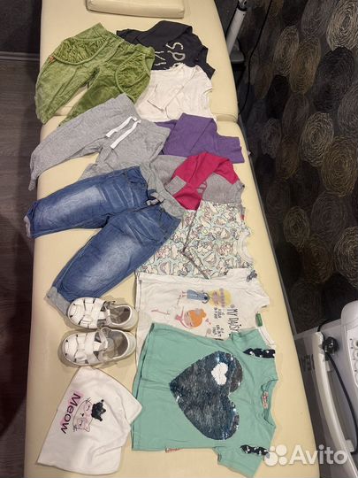 Вещи пакетом на девочку 80 86