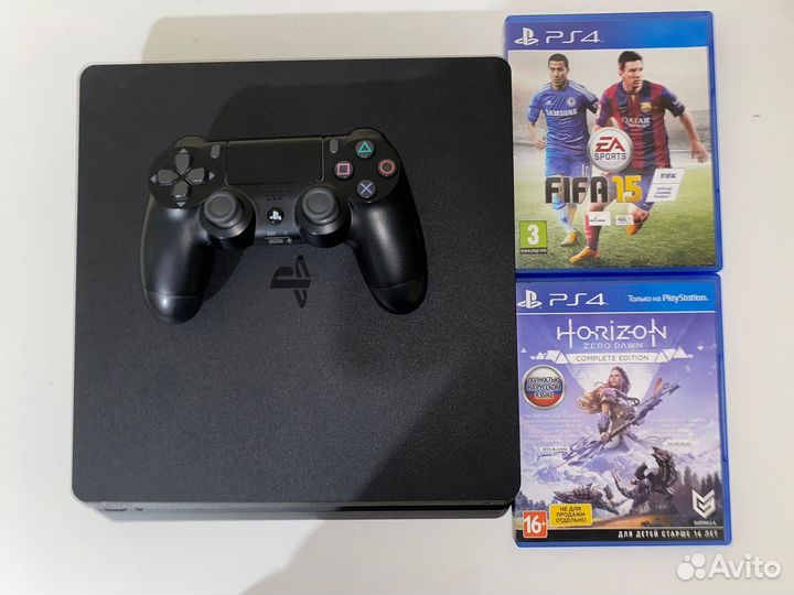 Sony playstation 4 slim 1tb с играми
