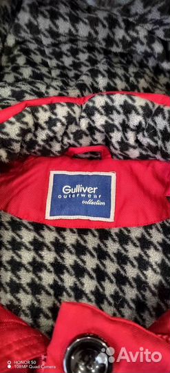 Куртка зимняя gulliver 110