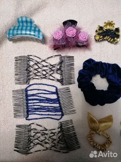 Резинка для волос, заколки