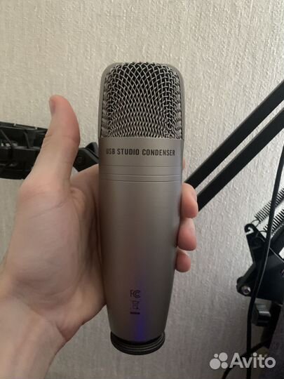 Студийный микрофон samson c01upro, разъем USB
