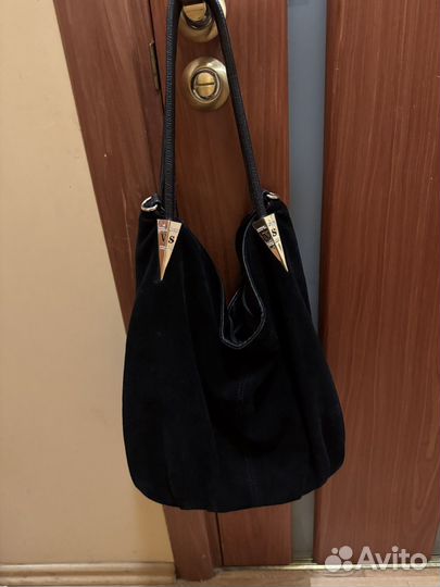 Сумка женская натуральная замша