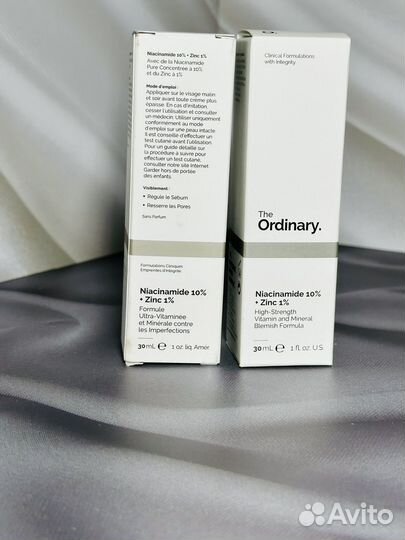 Сыворотка The Ordinary Niacinamide 10 + Zinc 1