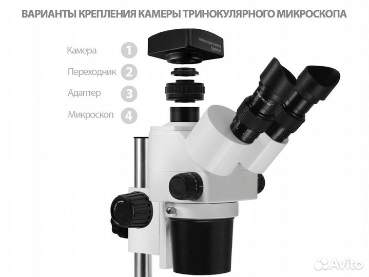 Линзы Барлоу, Подсветка, SZM адаптеры микроскопа