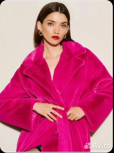 Шуба из эко меха