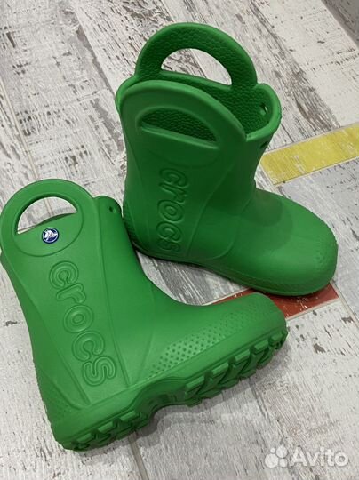 Детские сапоги crocs