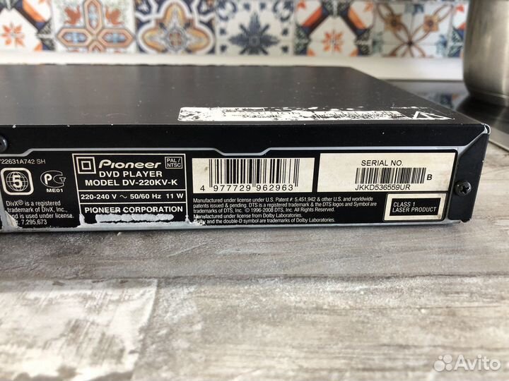 Dvd плеер pioneer б/у