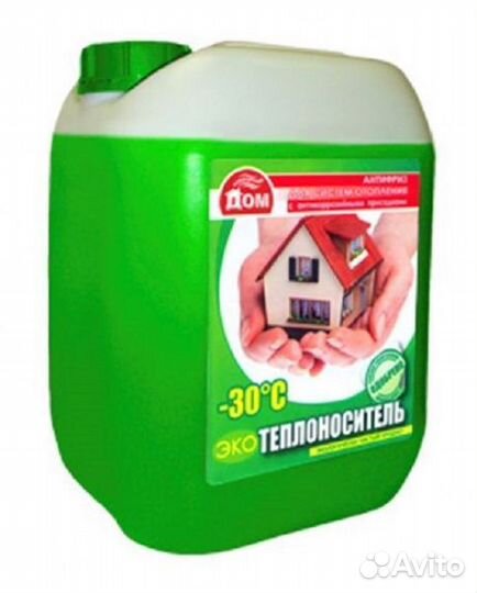 Теплоноситель для отопления эко - 30 10 кг