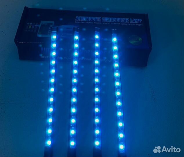 LED светодиодная подсветка салона Новая