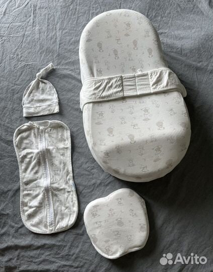 Кокон и подушка ортопедическая для младенцев