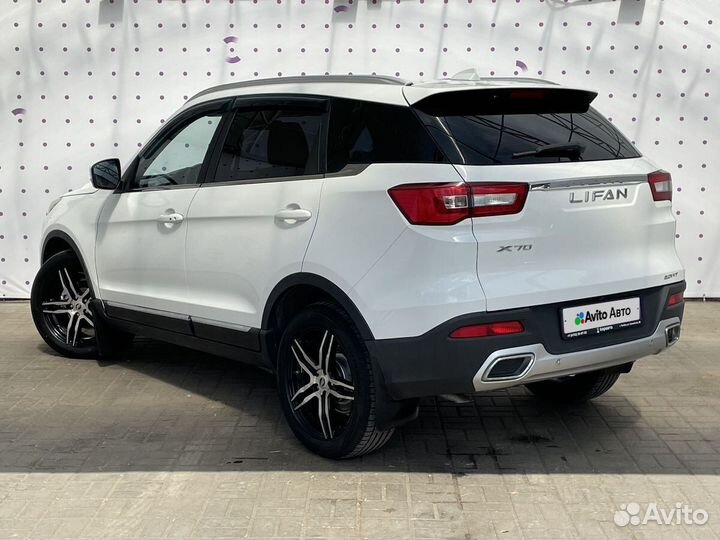 LIFAN X70 2.0 CVT, 2018, 74 154 км