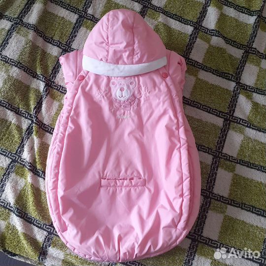 Зимний конверт для девочки