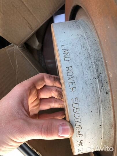 Тормозные диски range rover sport