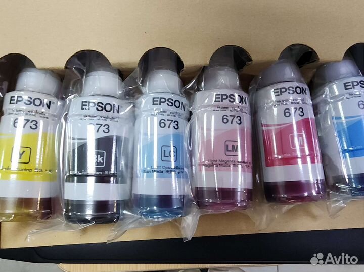 Чернила оригинальные для Epson L800-L805