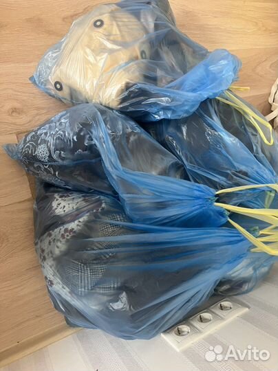 5 мешков вещей женской одежды