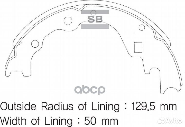 Колодки тормозные KIA pregio/K 2700/K 3000 задн