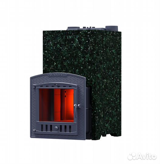 Печь для бани Avangard зк30(П2) облиц. Серпентинит