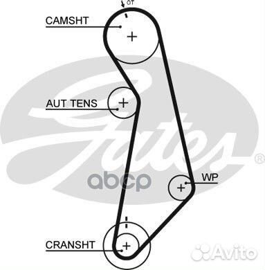 Ремень грм LCV 5489XS Gates