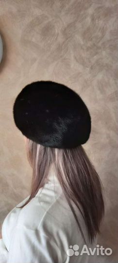 Шапка норковая берет
