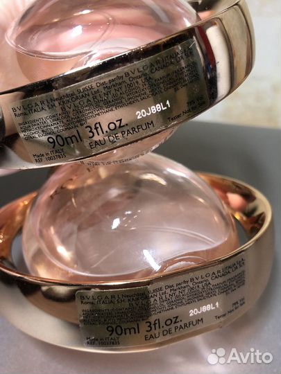 Bvlgari. Оригинал. Остатки во флаконах