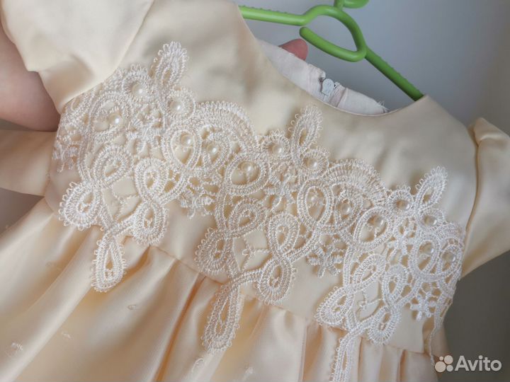 Нарядное платье для девочки 80 86