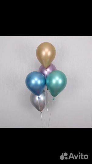 Шары латекс хром