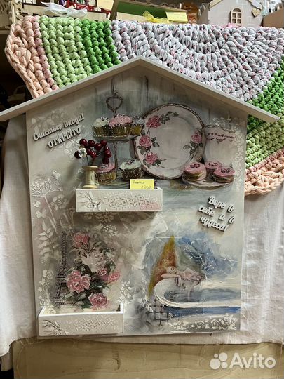 Картина панно из дерева