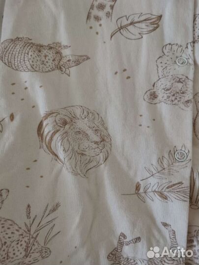 Два хлопковых спальных мешка для малыша 74