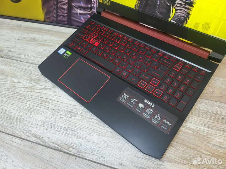 Игровой Acer nitro 5 на GTX 1650 i5 12GB / SSD 512