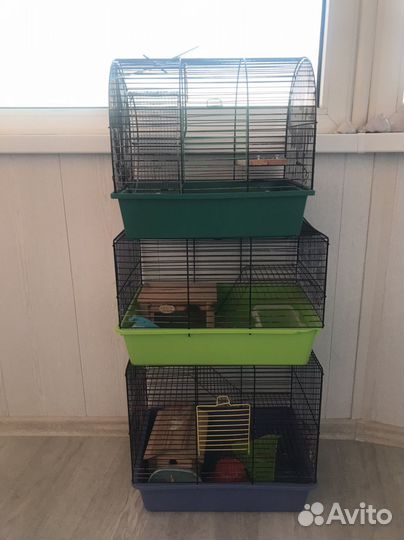 Клетки для грызунов, колесо, купалка