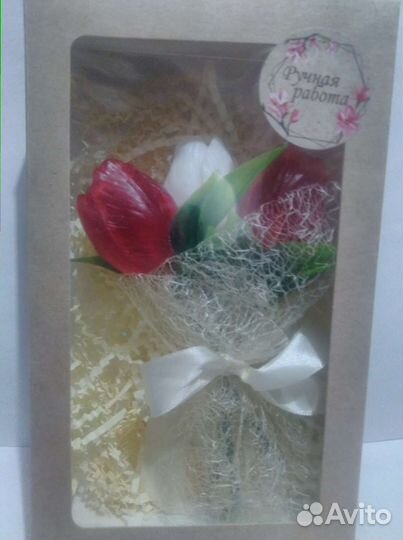 Букет цветов из мыла