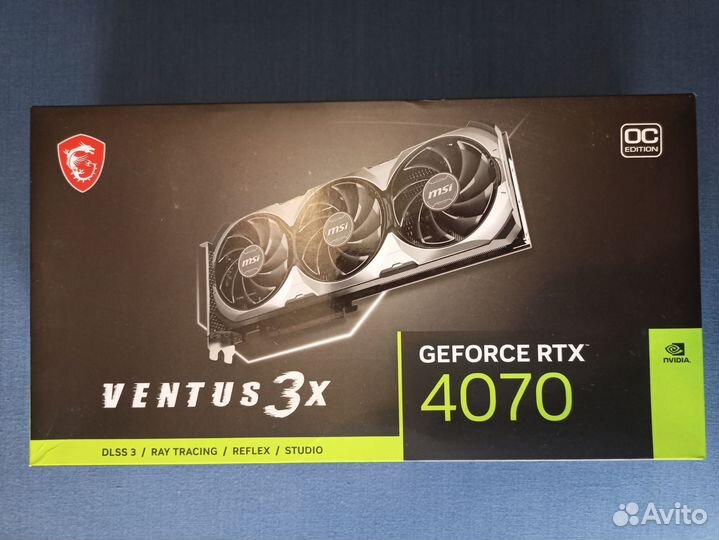 Видеокарта rtx 4070 12GB MSI