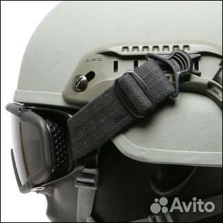 Крепление для противоосколочных очков на шлем