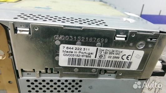 Магнитола opel meriva A (NNI12I401)