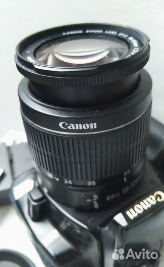 Canon 18-55mm + переходник EOS-M4/3