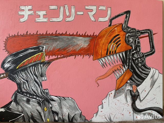 Картина на холсте на твердой основе