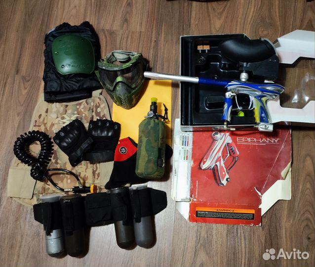 Комплект для игры в пейнтбол