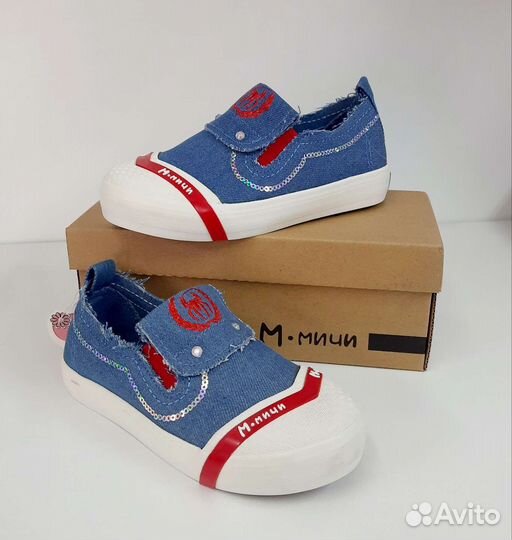 Слипоны для девочки новые