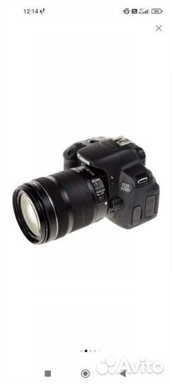 Зеркальный фотоаппарат canon eos 650D