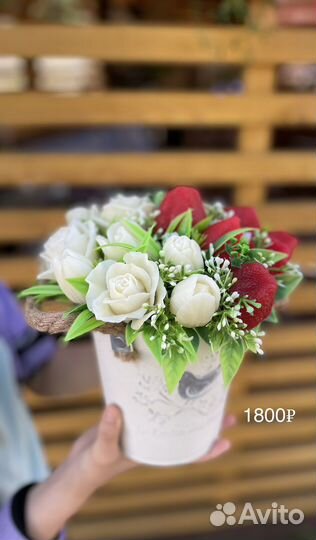 Букеты из мыла ручной работы