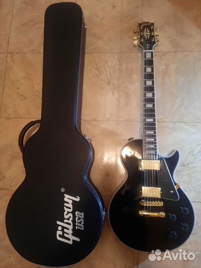 Gibson Les Paul Custom Black Gold(Ре