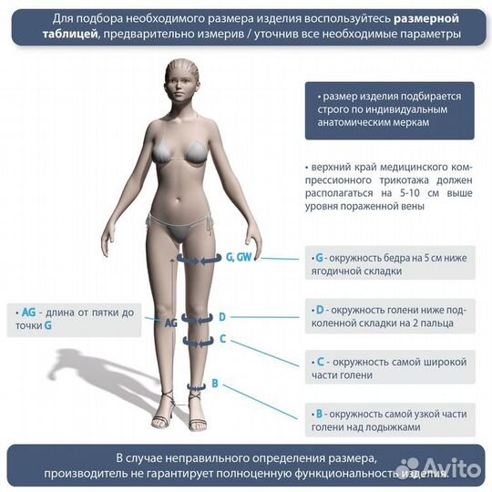 Моночулок idealista ID-330 2 класс компрессии с от