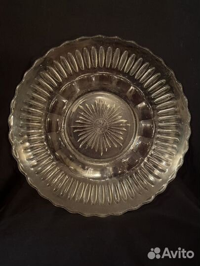 Тарелка.Царское стекло.1905 год