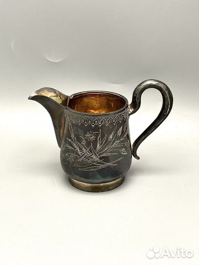 Молочник серебро 84 проба Милюков