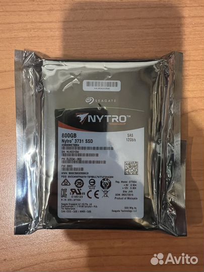 SSD диск Seagate nytro 800Gb SAS 12G 2.5