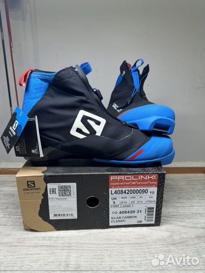 Лыжные ботинки Salomon s lab carbon uk9, 27,5 см
