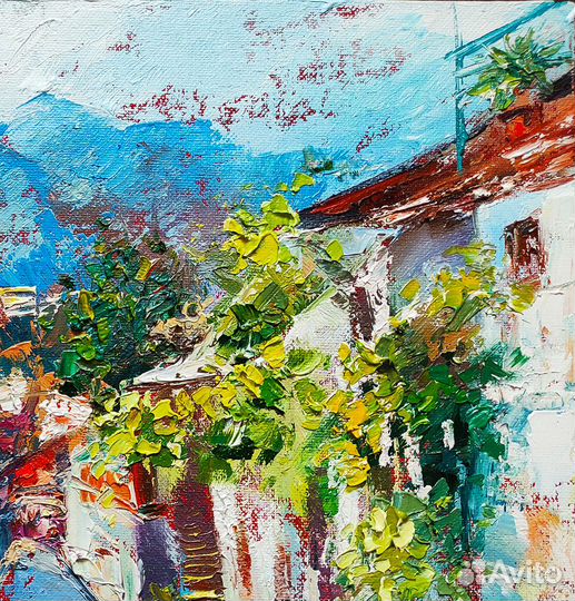 Картина маслом на холсте Крым 