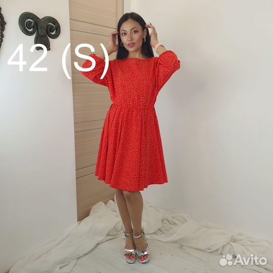Платье в мелкий горошек Shein 42 (S)