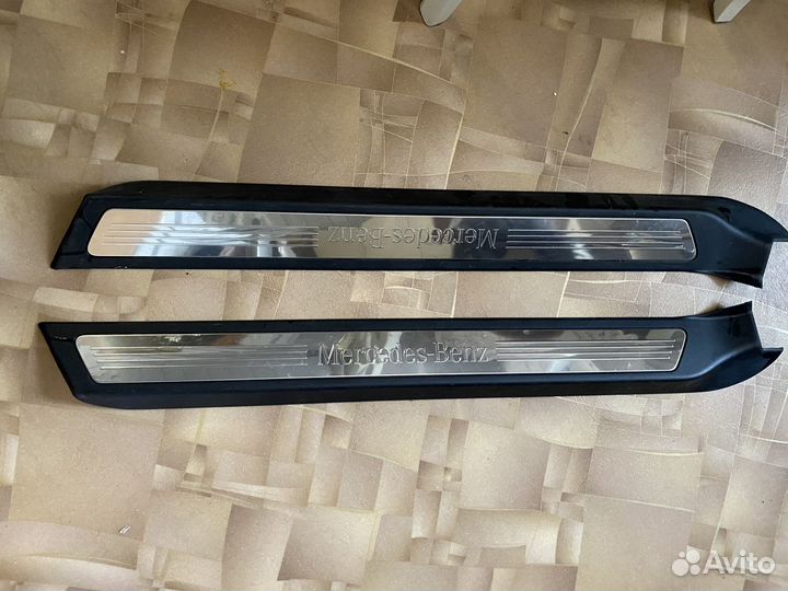 Накладки на пороги mercedes e 207 coupe